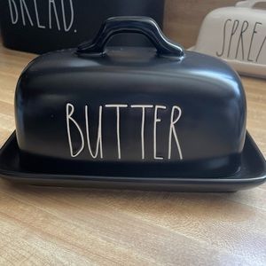 Rae Dunn HTF black butter